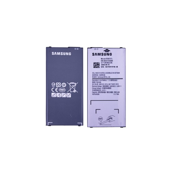 Bateria EB-BA510ABE/GH43-04563A para Samsung GALAXY A5 2016 Duos/A510Y/DS/A510F/A510F/DS/A510S/A510K/A510L/A5100/A510M/DS 2000mAh